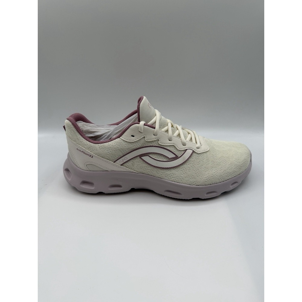 Ryka Activfoam X2 Sneaker,Women's 11 WIDE,EU:42W,Mauve-Cream,Walking,Sporty,NIB